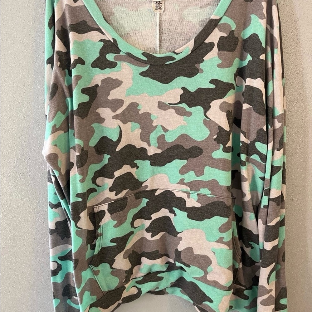 Sew in Love Camo Top